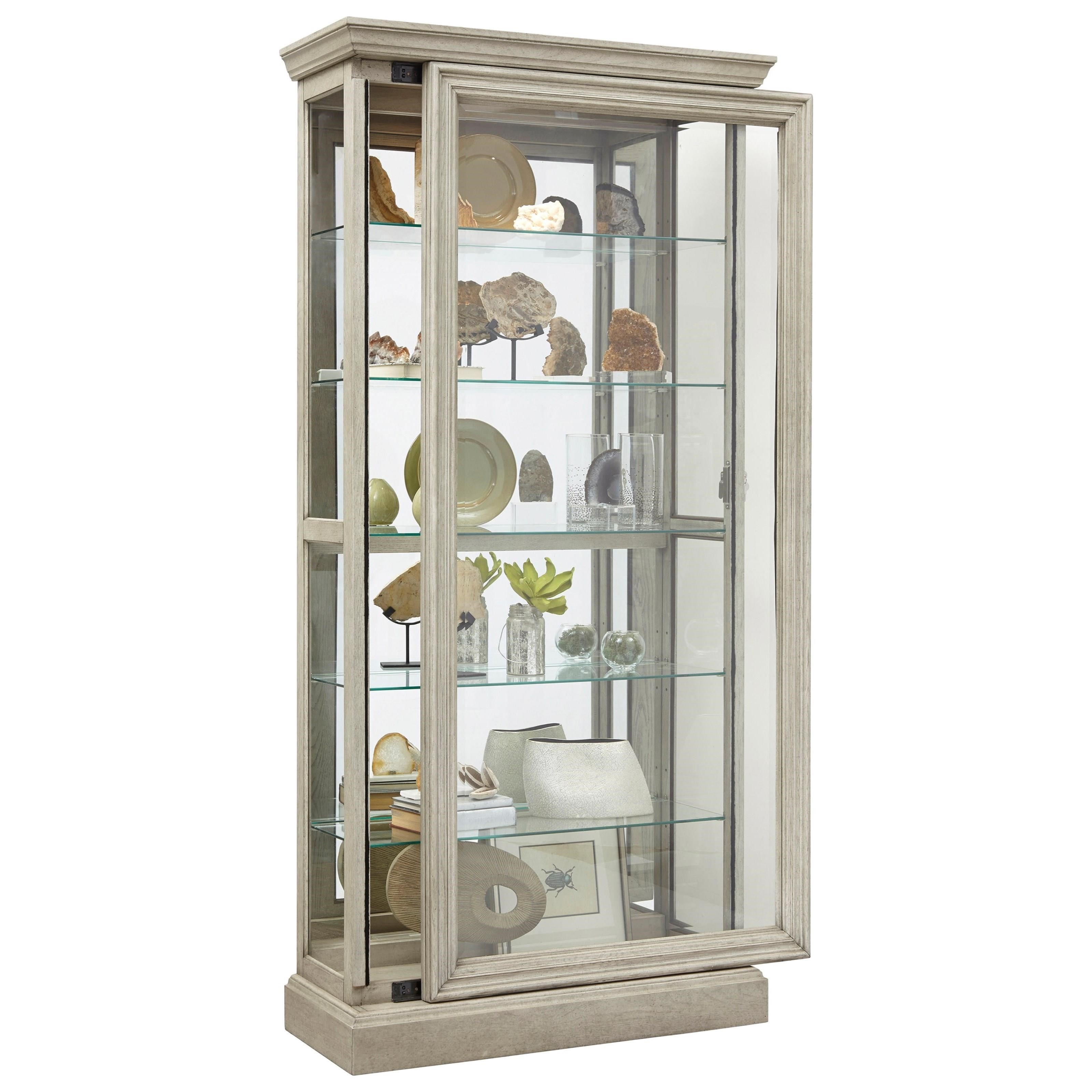 Pulaski Furniture Curios Sliding Door Curio with Touch Lighting Find